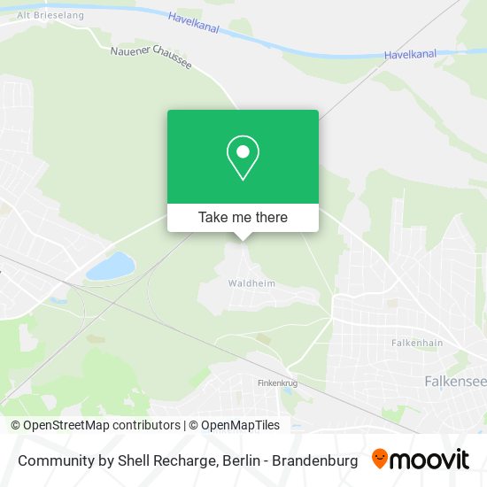 Community by Shell Recharge map