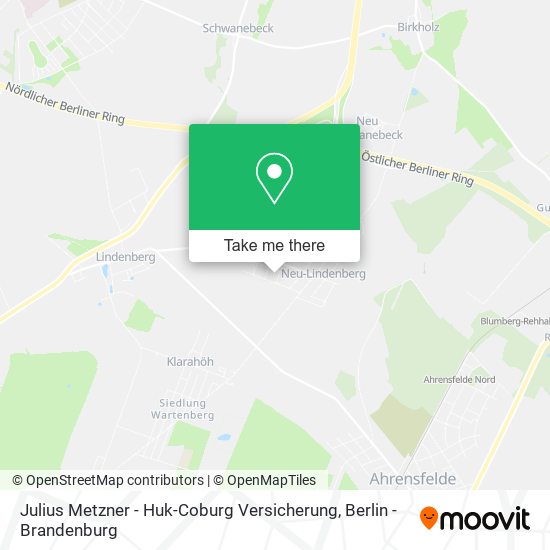 Julius Metzner - Huk-Coburg Versicherung map