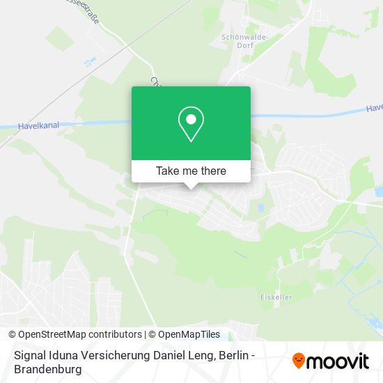 Карта Signal Iduna Versicherung Daniel Leng