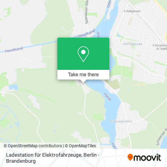 Карта Ladestation für Elektrofahrzeuge