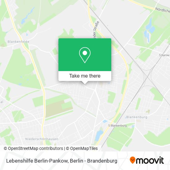 Карта Lebenshilfe Berlin-Pankow