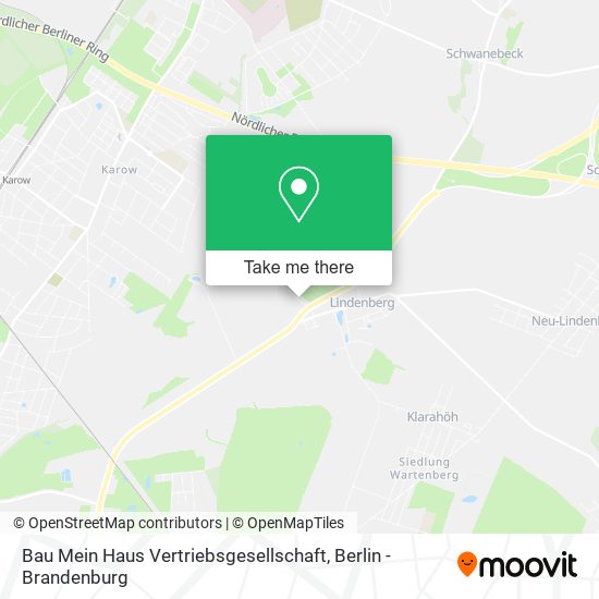 Карта Bau Mein Haus Vertriebsgesellschaft