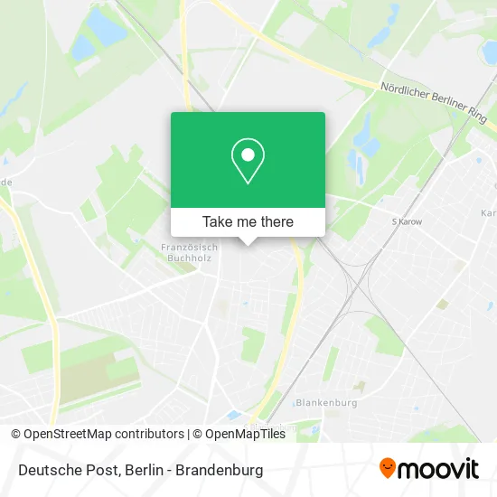 Карта Deutsche Post