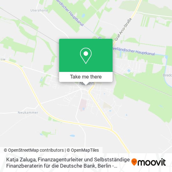 Katja Zaluga, Finanzagenturleiter und Selbstständige Finanzberaterin für die Deutsche Bank map