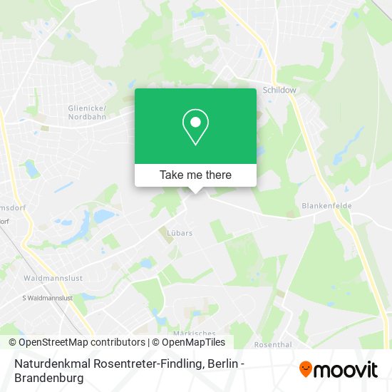 Карта Naturdenkmal Rosentreter-Findling