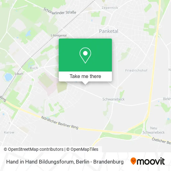 Карта Hand in Hand Bildungsforum