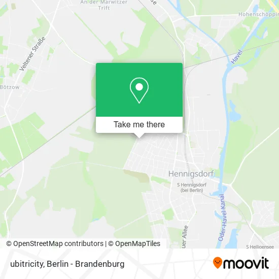 Карта ubitricity