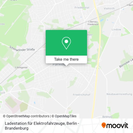 Ladestation für Elektrofahrzeuge map