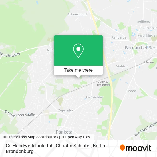 Карта Cs Handwerktools Inh. Christin Schlüter