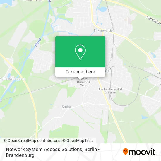 Карта Network System Access Solutions