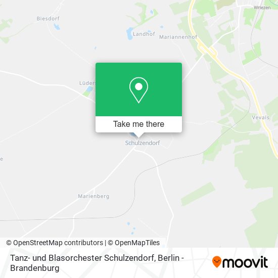 Tanz- und Blasorchester Schulzendorf map