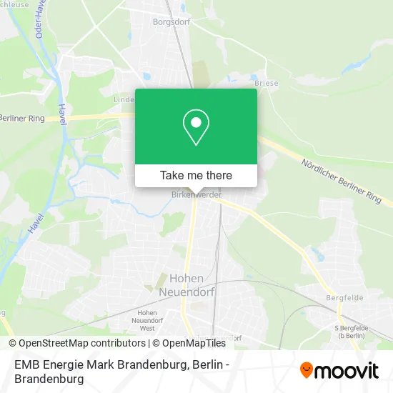 Карта EMB Energie Mark Brandenburg