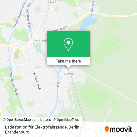 Карта Ladestation für Elektrofahrzeuge