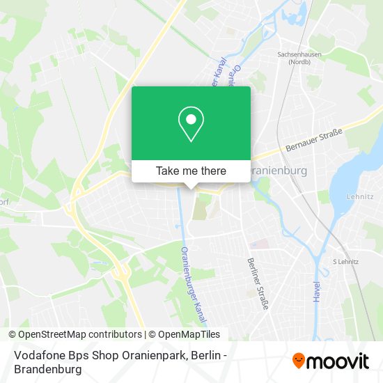 Карта Vodafone Bps Shop Oranienpark