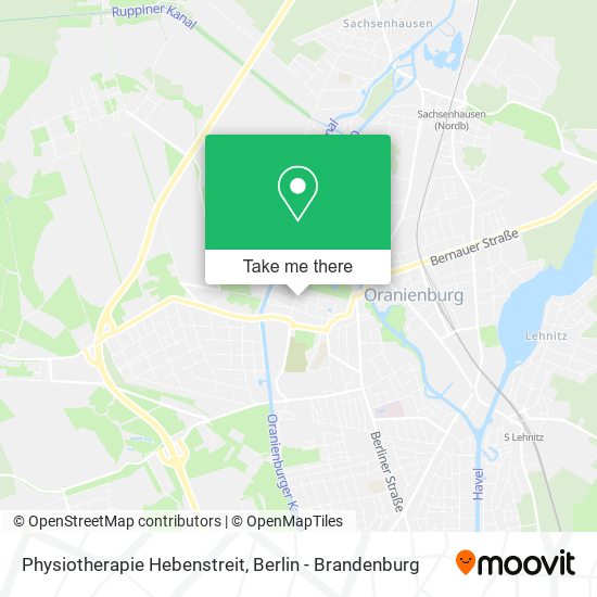 Physiotherapie Hebenstreit map