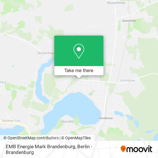 Карта EMB Energie Mark Brandenburg
