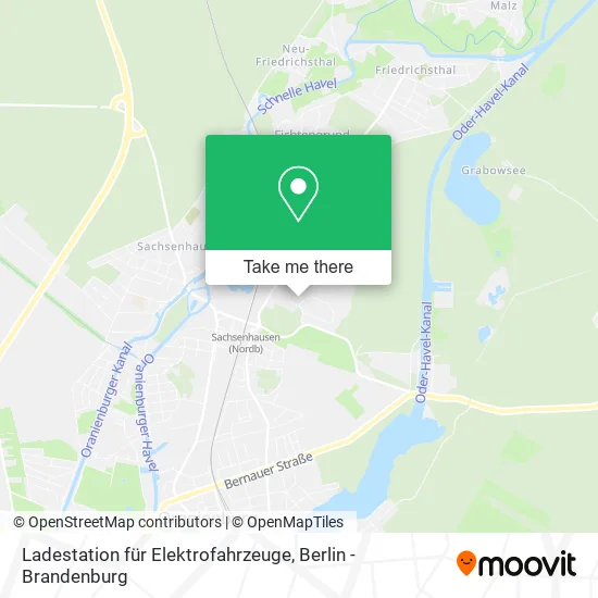 Карта Ladestation für Elektrofahrzeuge