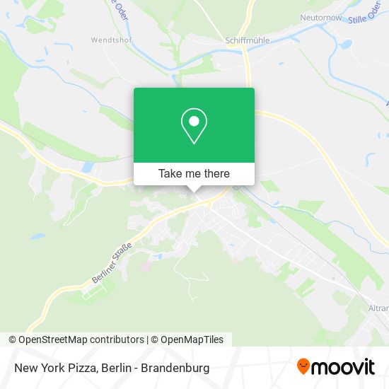 New York Pizza map