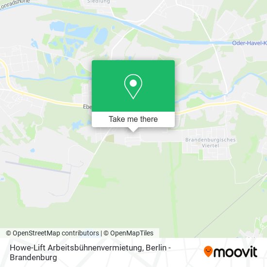 Howe-Lift Arbeitsbühnenvermietung map