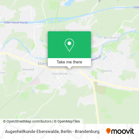 Карта Augenheilkunde Eberswalde