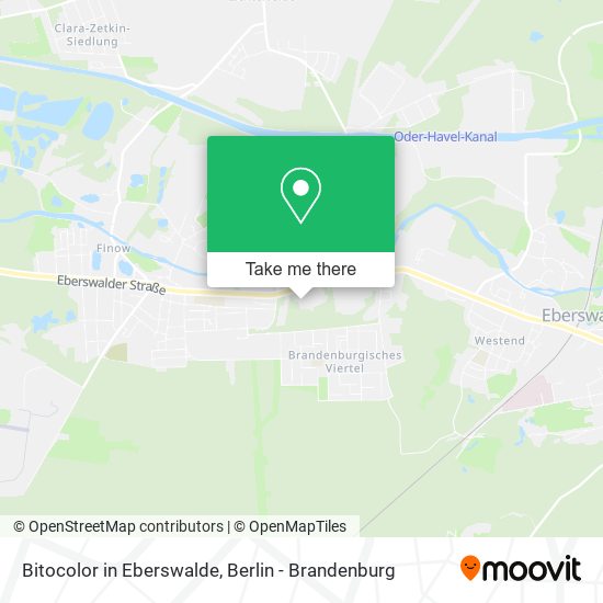 Bitocolor in Eberswalde map