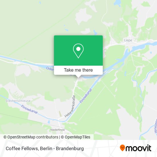 Coffee Fellows map