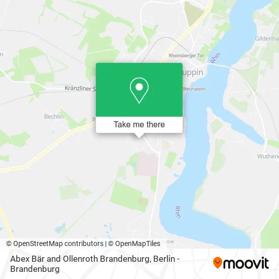 Abex Bär and Ollenroth Brandenburg map