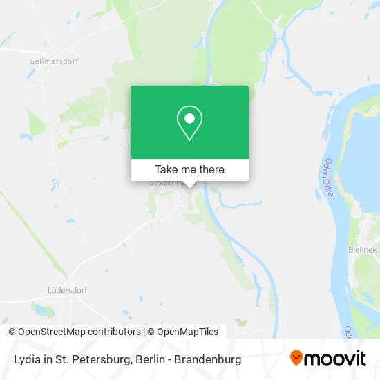 Lydia in St. Petersburg map