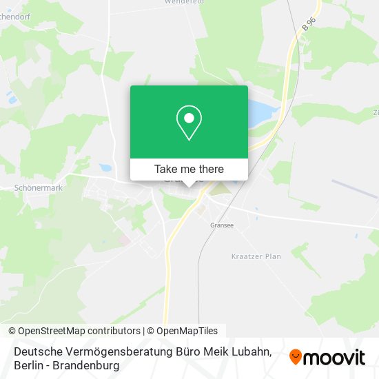 Карта Deutsche Vermögensberatung Büro Meik Lubahn