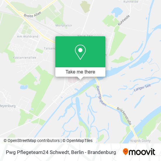 Pwg Pflegeteam24 Schwedt map