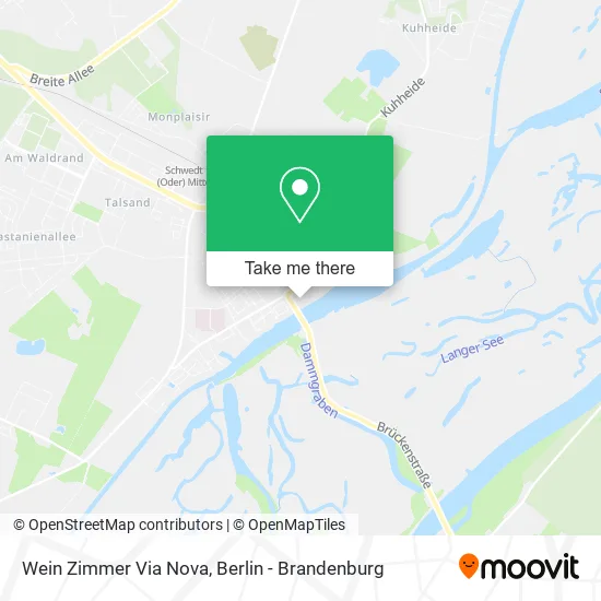 Карта Wein Zimmer Via Nova