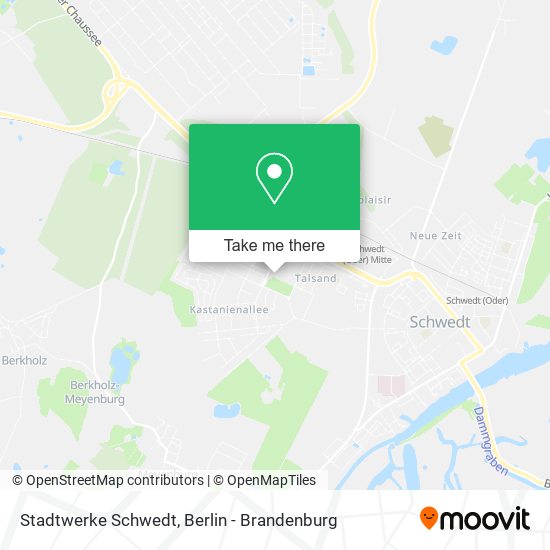 Stadtwerke Schwedt map