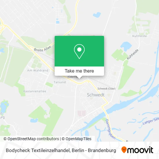 Карта Bodycheck Textileinzelhandel