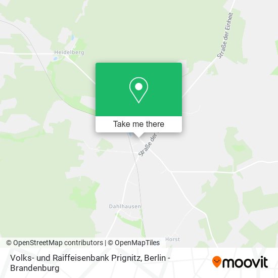 Volks- und Raiffeisenbank Prignitz map