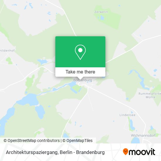 Architekturspaziergang map