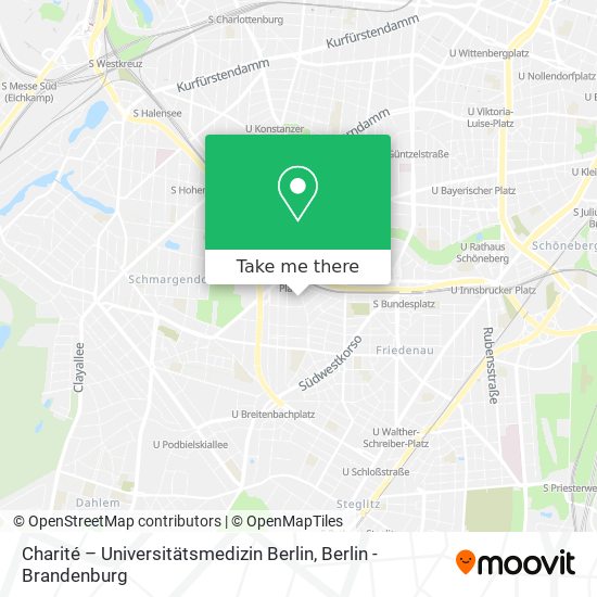 Charité – Universitätsmedizin Berlin map