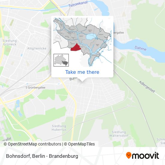 Bohnsdorf map