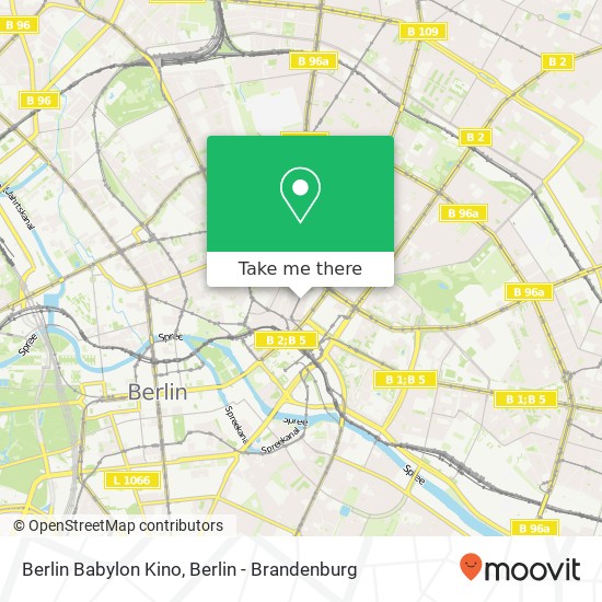 Карта Berlin Babylon Kino