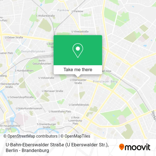Карта U-Bahn-Eberswalder Straße (U Eberswalder Str.)