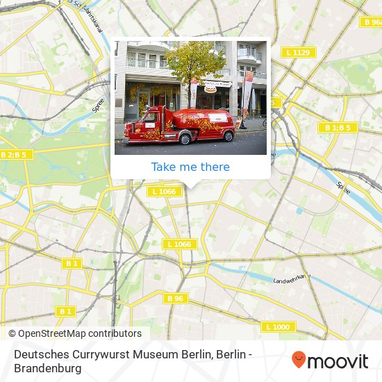 Карта Deutsches Currywurst Museum Berlin
