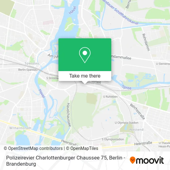 Polizeirevier Charlottenburger Chaussee 75 map
