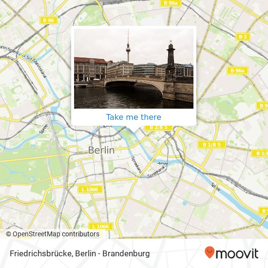 Friedrichsbrücke map