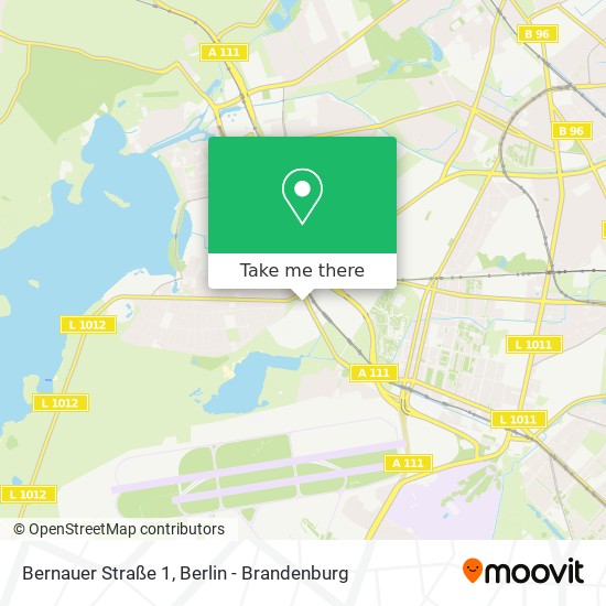 Bernauer Straße 1 map