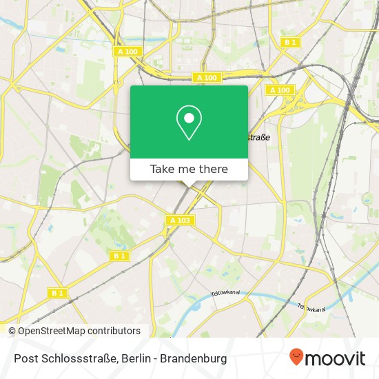 Post Schlossstraße map