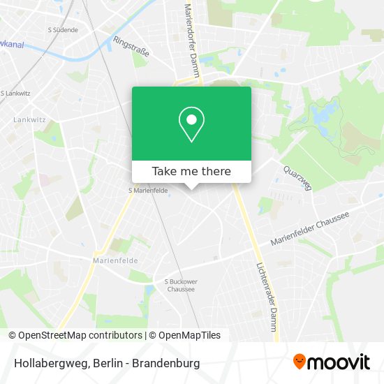 Hollabergweg map