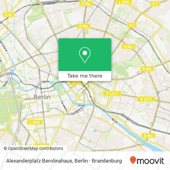 Alexanderplatz Berolinahaus map