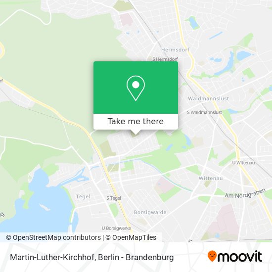 Martin-Luther-Kirchhof map