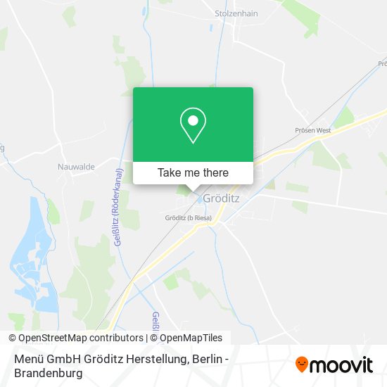 Menü GmbH Gröditz Herstellung map