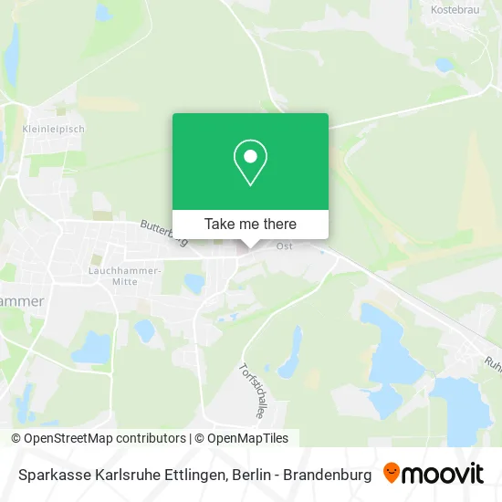 Карта Sparkasse Karlsruhe Ettlingen