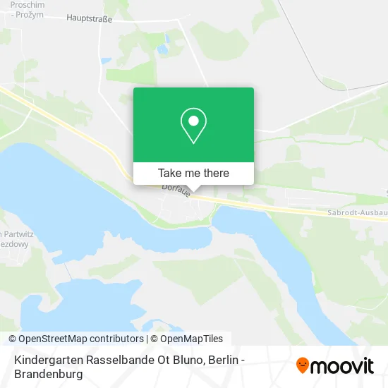 Карта Kindergarten Rasselbande Ot Bluno